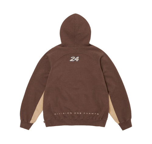 Supreme Division Hooded Sweatshirt Brown