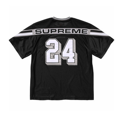 Supreme Jacquard Rib Football Jersey Black