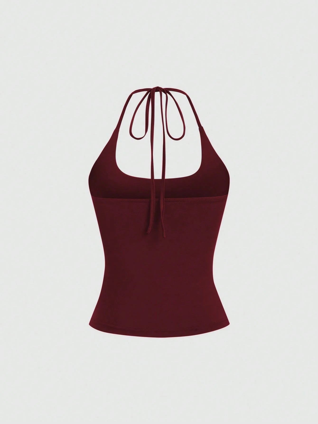 Sweetra Women's European And American Fashion Casual Sexy New Summer Slimming Fit Halter Neck Elegant Backless Commuter Fitness Versatile Top 3-Piece Set