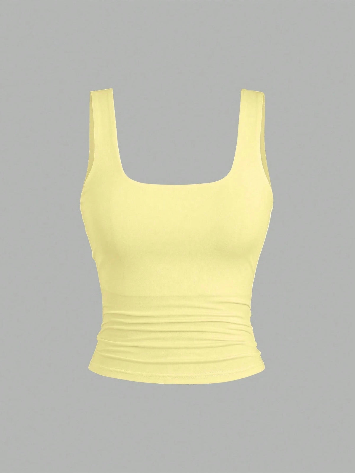 Sweetra Women's Summer Casual Solid Color Tank Top