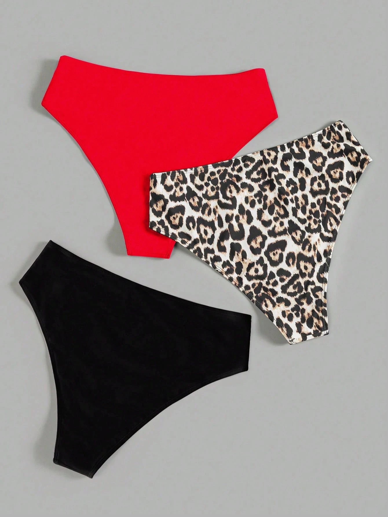 Swim Curve 2025 Plus Size Women 3pcs/Set Assorted Floral Print Swimwear Bottom