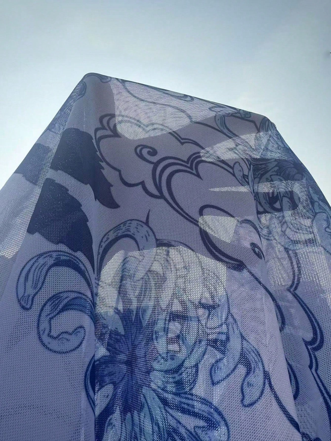 Swim Lushoire Plus Size Women Mythical Dragon & Floral Print Kimono Cover Up For Beach, Summer Vacation Beach Long Dressbeach Cover Up Dress