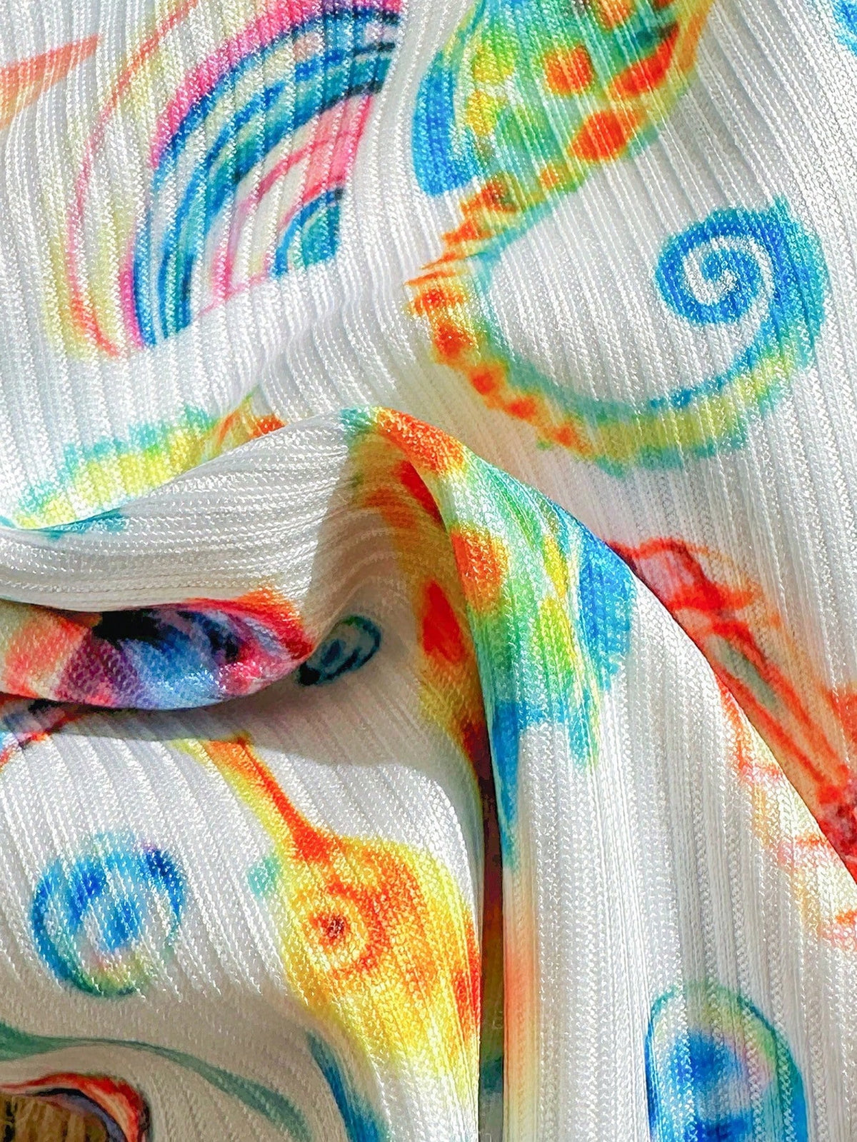 Swim Mod Beach Summer For Women: Random Shell Decor Halter Textured Fabric Triangle Tops, Sexy Swimwear