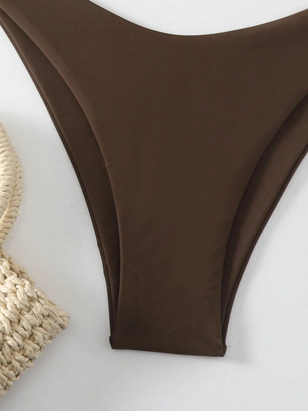 Swim Mod Summer Beach Solid Color Simple Ladies' Bra & Swim Bottom Swimwear Set Bathing Suit