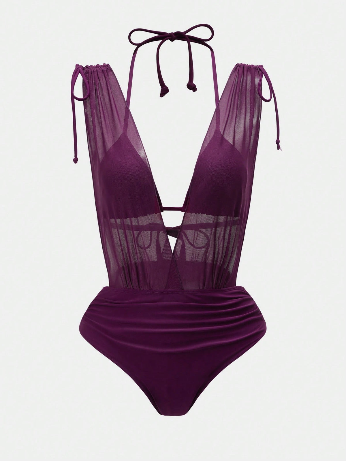 Swim Oasis 26SS Spring/Summer Solid Color Casual Vacation One-Piece Swimsuit For Women, With Cover Skirt