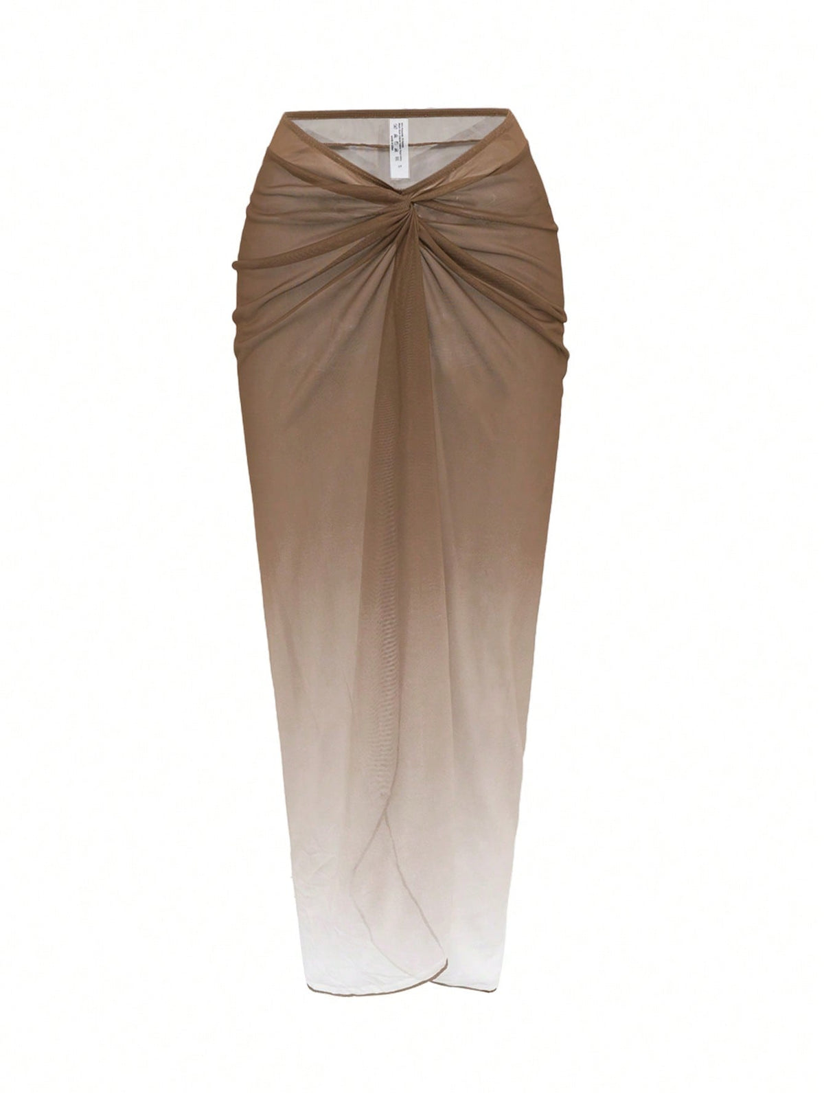 Swim Oasis Women's Twist Gradient Chiffon Cover Up Dress, Suitable For Summer Vacation