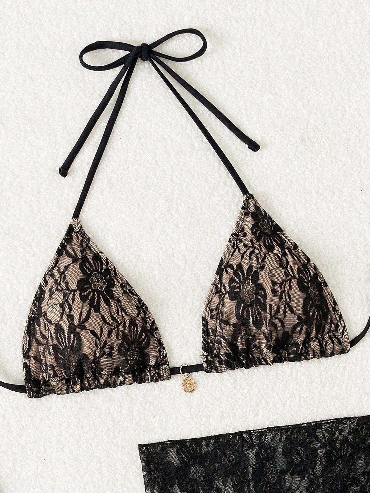 Swim Vcay 3pcs Women Summer Lace Bikini Set Summer Beach