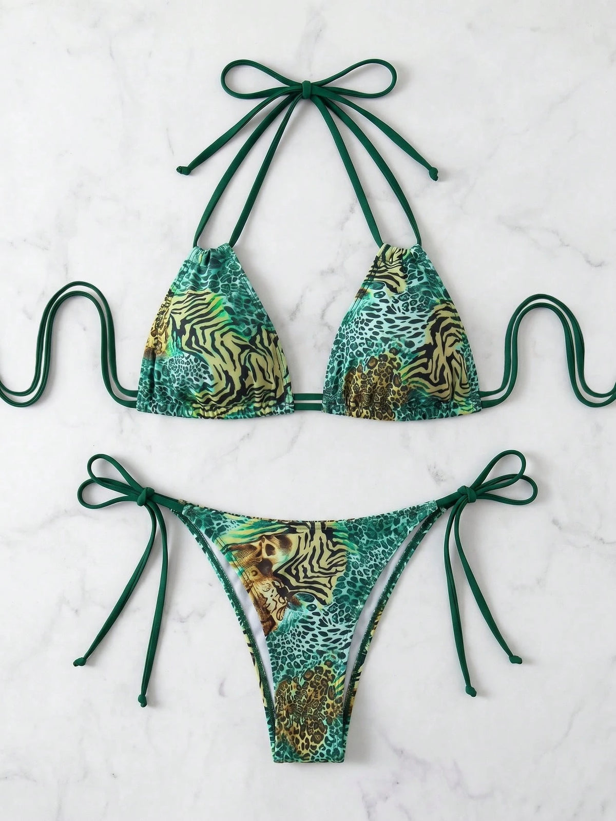 Swim Vcay Swim Suits For Women Women Bikini Set, Random Print, 2pcs, Purchased Copyright Summer Beach
