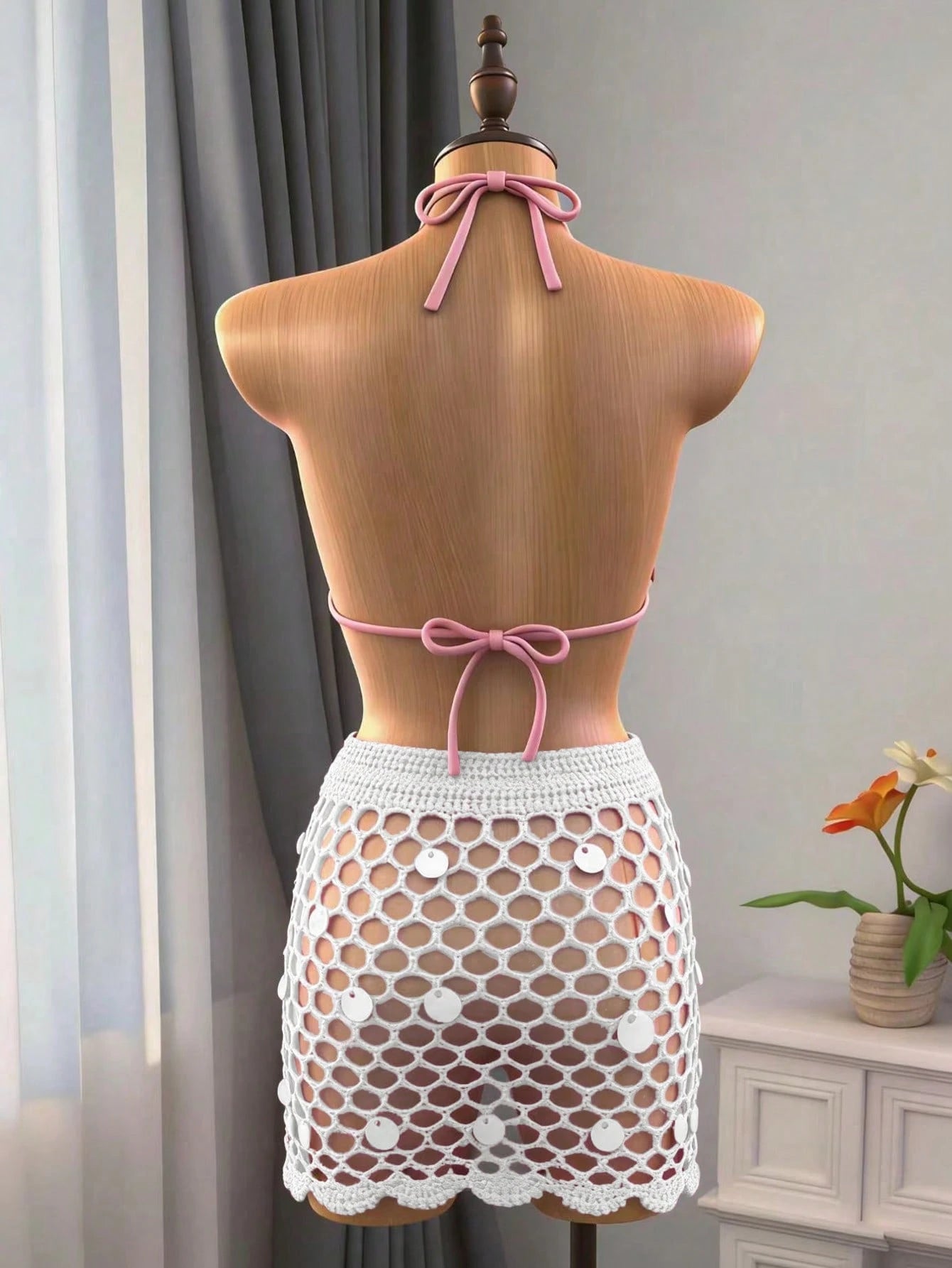 Swim Vcay Women's Chiffon Beachwear Cover Up - Cute Skirt, Summer