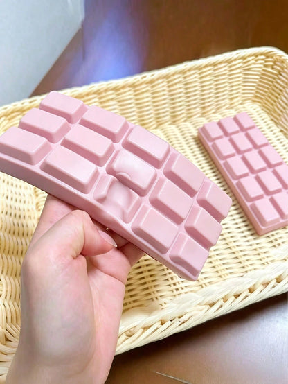 Tachimi 1pc Slow Rebound Chocolate Scented Squishy Toy, Realistic Food Sensory Stress Relief Toy, Suitable For Children, Cute Chocolate Collectible, Chocolate Squishy/Crispy Butter Squishy/Crispy Butt