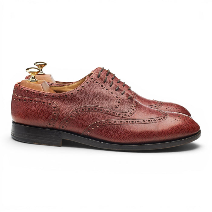Tan Brown Grain Leather UK 9 F