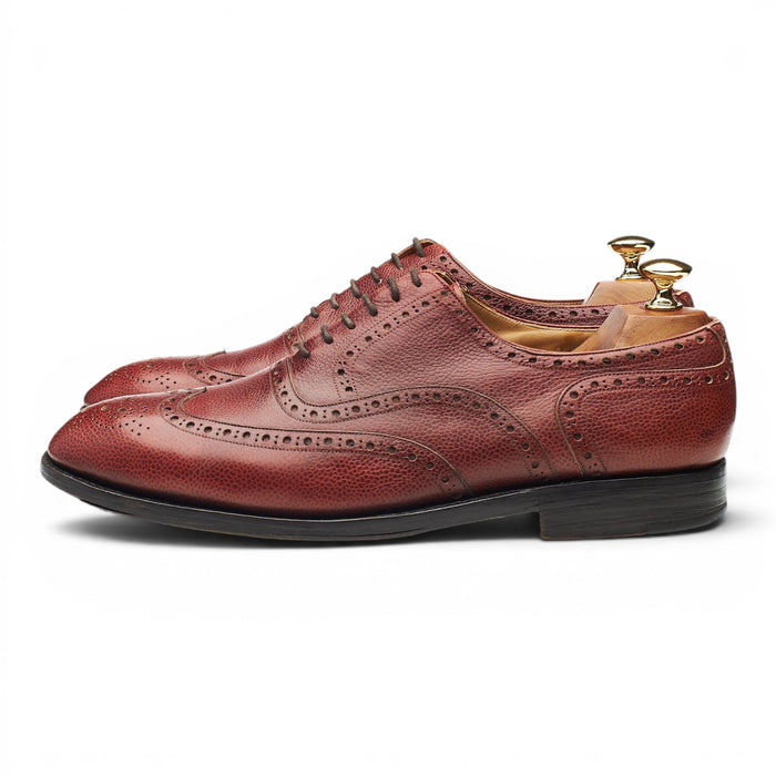 Tan Brown Grain Leather UK 9 F