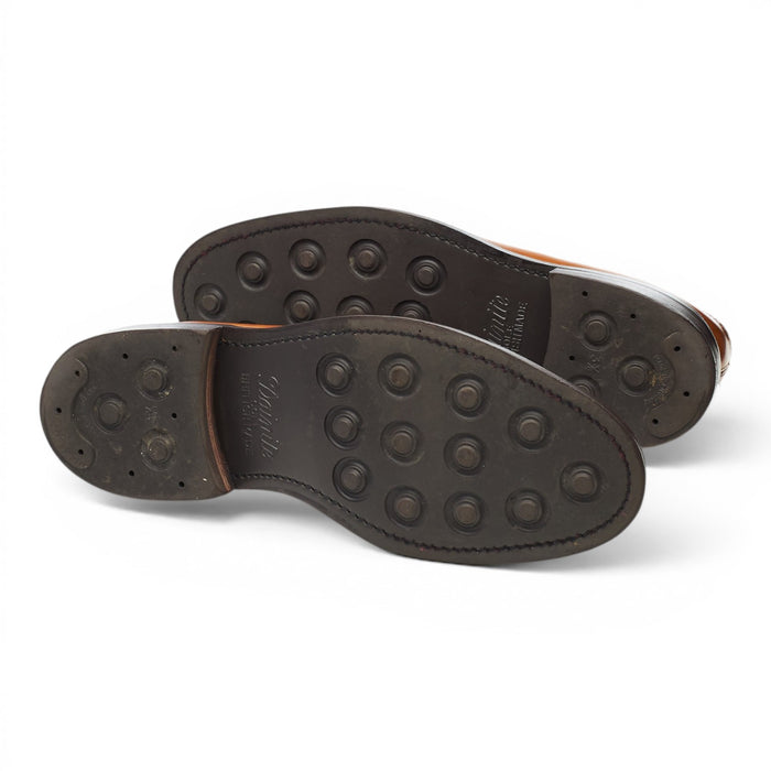Tan Brown Leather Derby Brogues UK 7 F