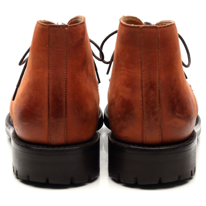 Tan Brown Nubuck Chukka Boots UK 7 F