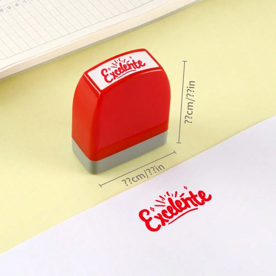 Teacher Evaluation Reward Motivational Stamps, Cute Cartoon Commendation Stamps, Suitable For Holiday Gifts, Perfect For Office, Classroom, Party Supplies