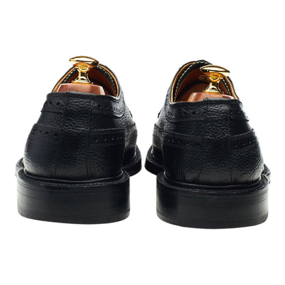 'Tedder' Black Grain Leather Derby UK 10 F