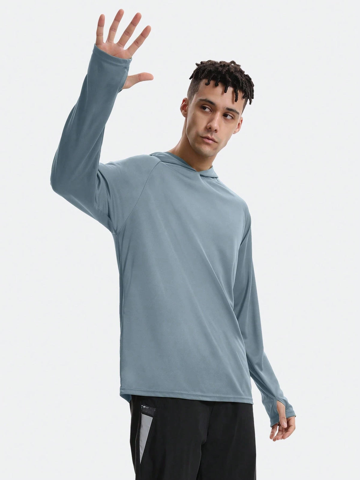 TELALEO 5 Pack Men's Gym Workout Active Long Sleeve Pullover Lightweight Hoodie Casual Hooded Sweatshirts