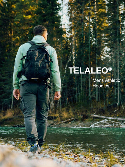 TELALEO 5 Pack Men's Gym Workout Active Long Sleeve Pullover Lightweight Hoodie Casual Hooded Sweatshirts