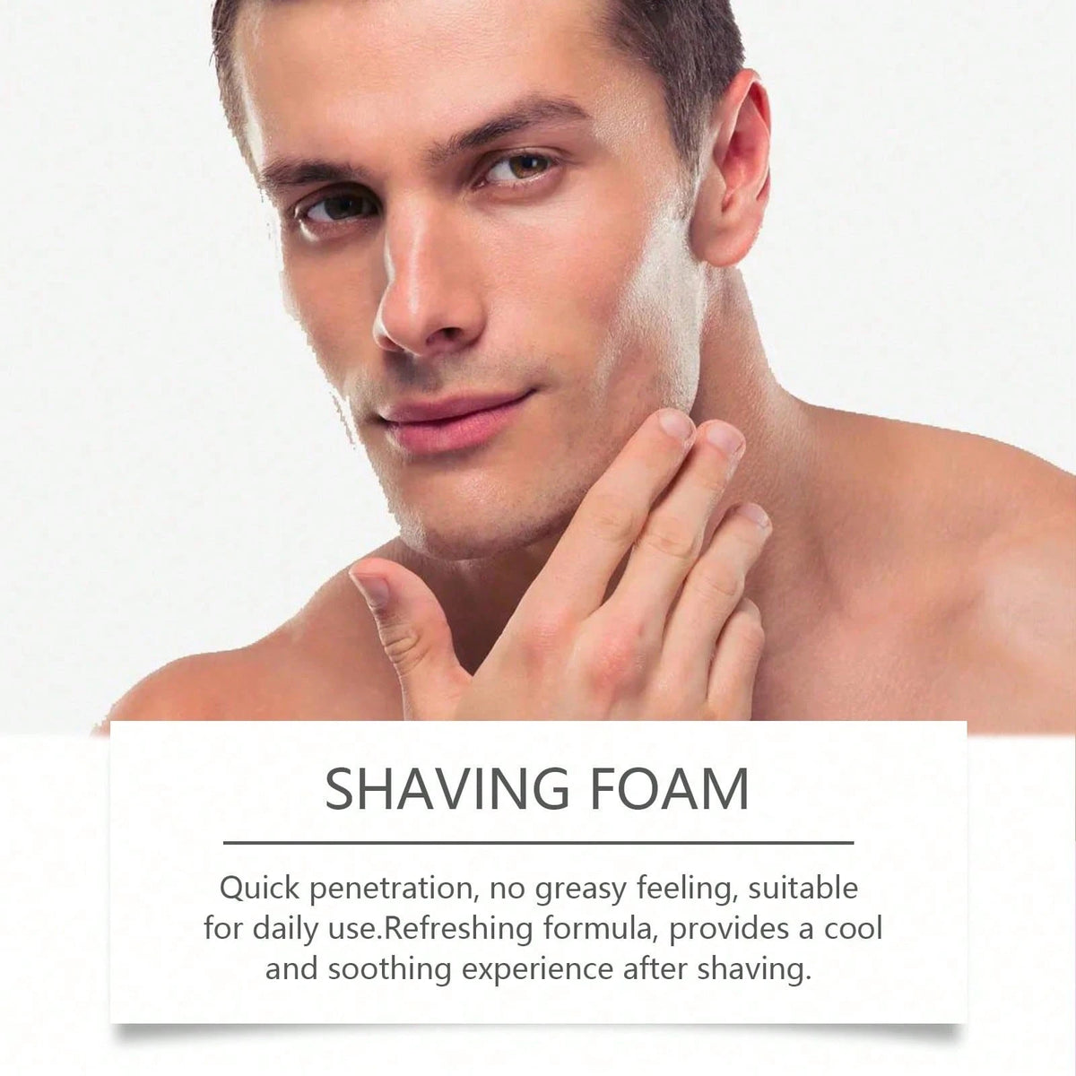 The Pre-Shave Foam Gently Cleanses And Cares For The Beard, Hydrating, Moisturizing And Nourishing It