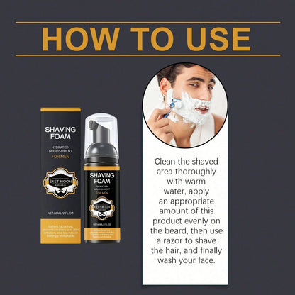 The Pre-Shave Foam Gently Cleanses And Cares For The Beard, Hydrating, Moisturizing And Nourishing It