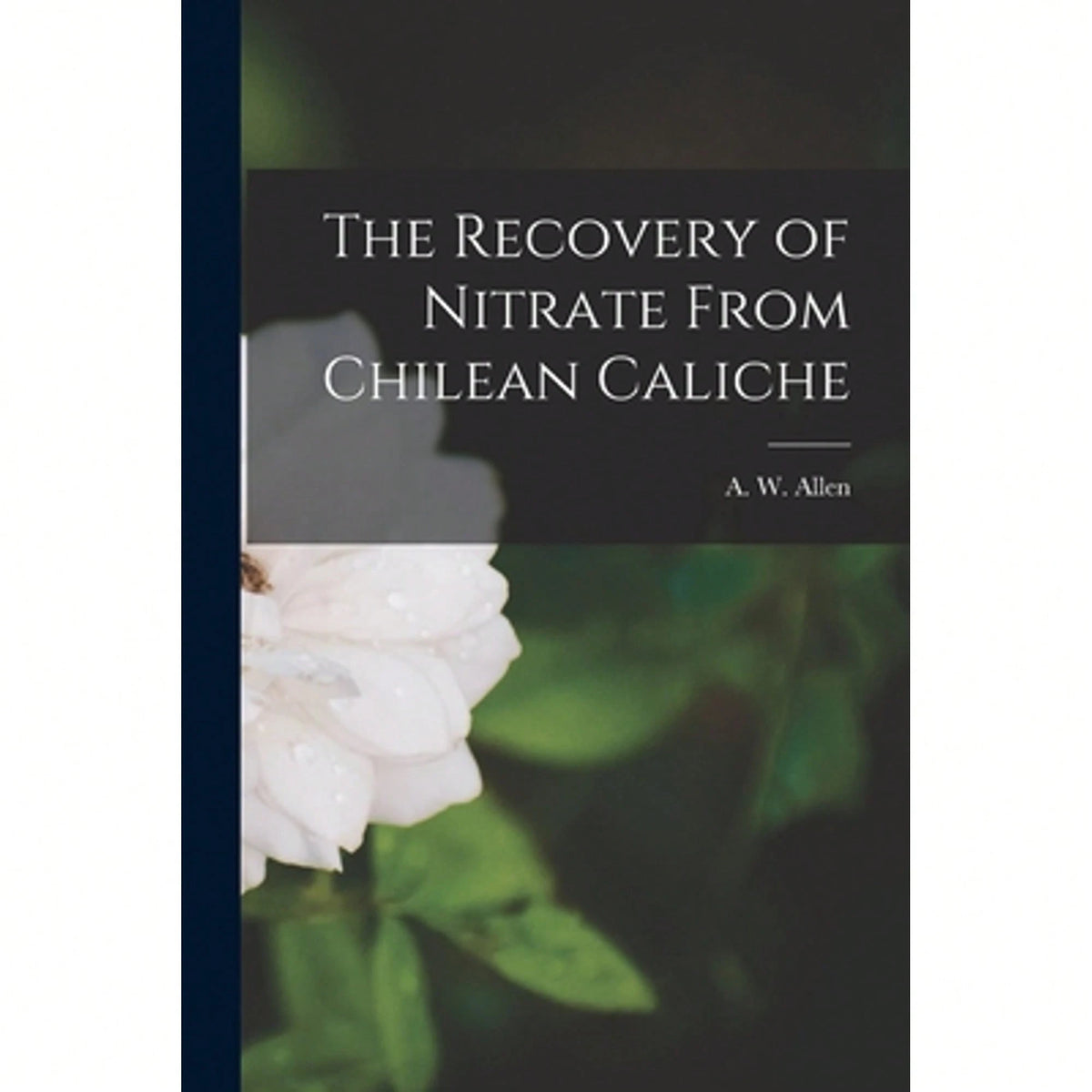 The Recovery Of Nitrate From Chilean Caliche (Paperback) By A W Allen