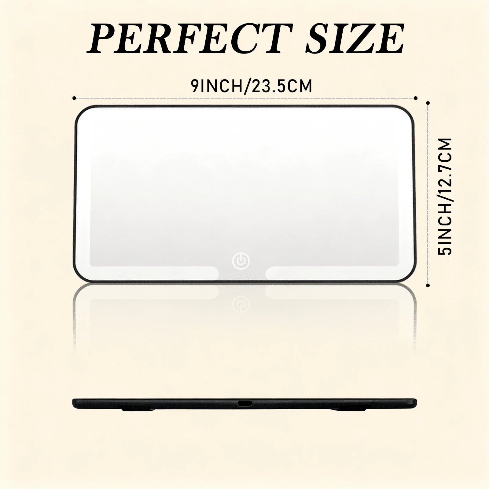 This Black-Framed Sun Visor Features Touchscreen-Adjustable Light Brightness, USB Charging, And Two Light Modes: Yellow And White. It Is Suitable For Installation On Most Car Sun Visors And For Everyd