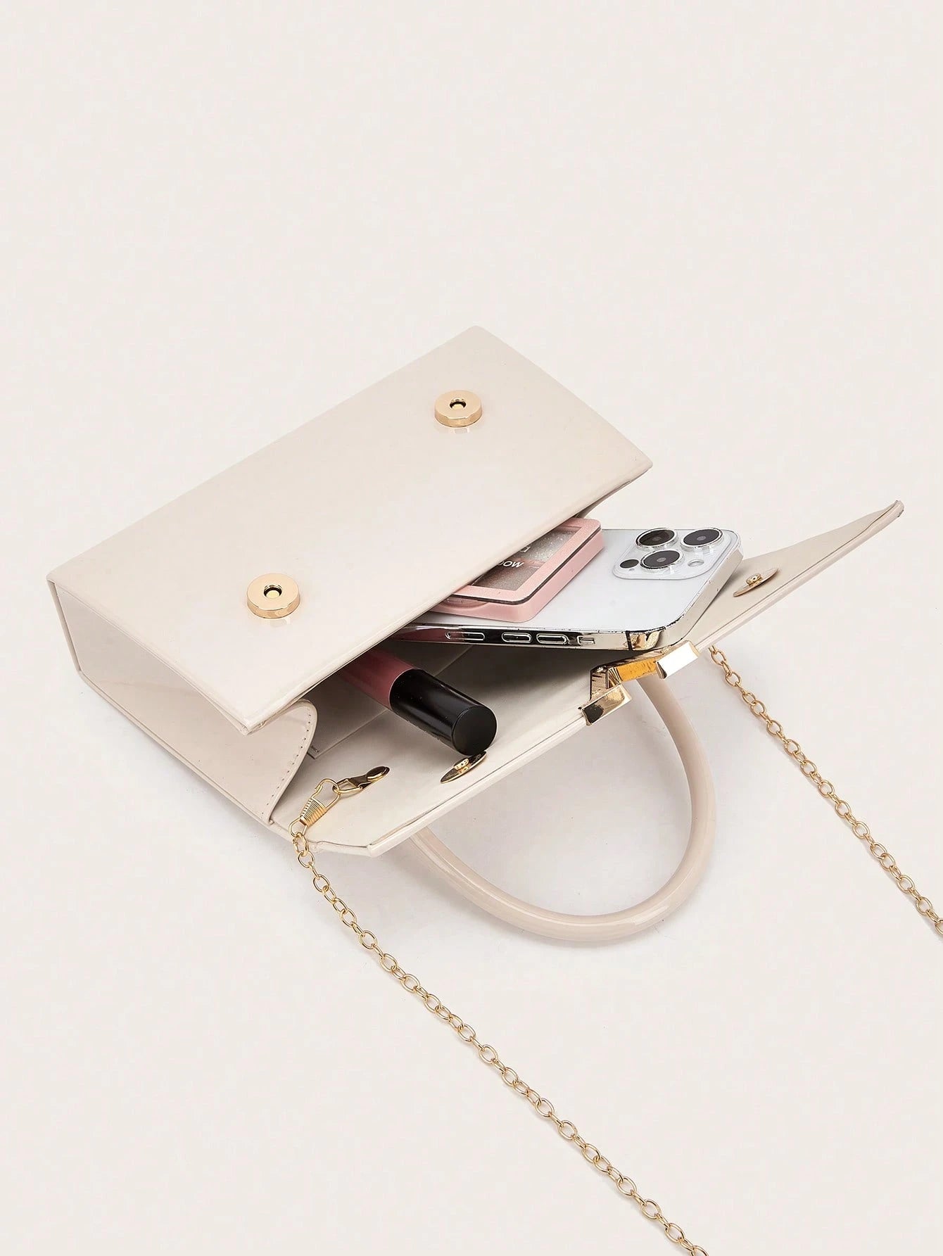 This Charming And Understated Luxury Solid Color Mirror PU Leather Clutch Bag Is Lightweight And Portable, Making It An Ideal Choice For Teenagers, Women, College Students, Young Professionals And Whi