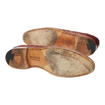 'Thompson' Brown Leather Derby Brogues UK 7.5 G
