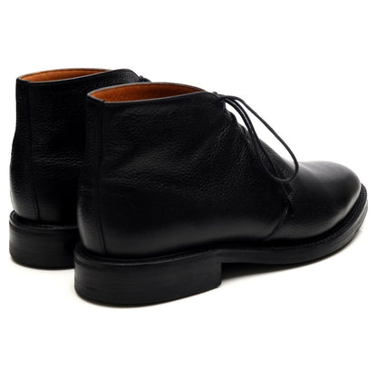 'Thurlow' Black Leather Chukka Boots UK 7.5 F