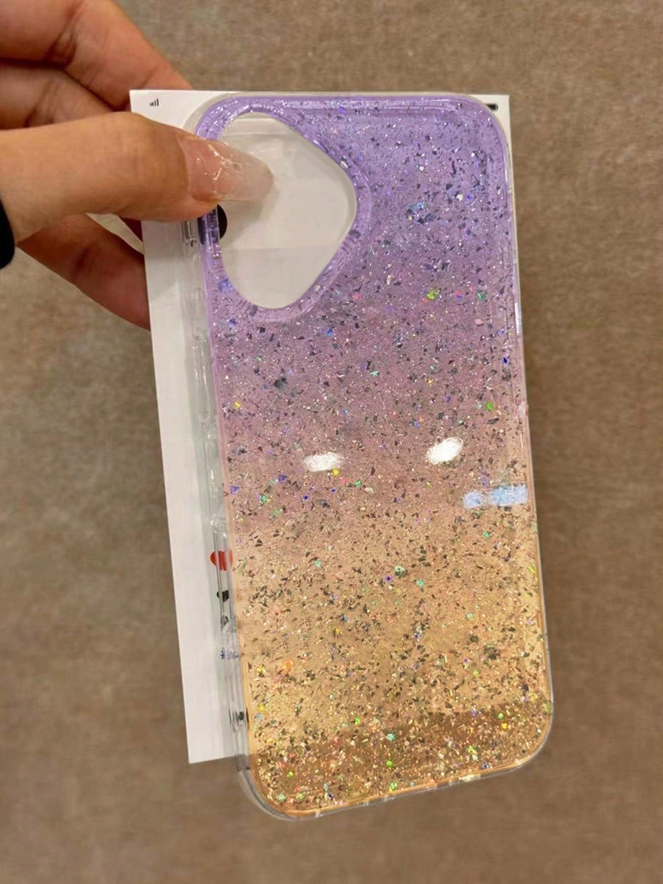 Tie-Dye Painted Glitter Transparent Anti-Drop Premium Soft Phone Case Compatible With Iphone 17/17 Pro/17 Pro Max/16/15/XR/16 Pro Max/7P/8P/12 Pro Max/13 Pro Max/14 Pro Max/13/14/11/12/14/XS/S/XS Max
