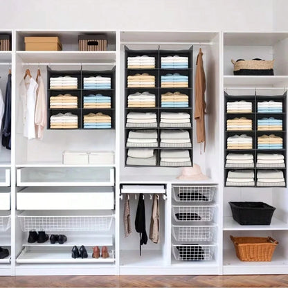 Tiered Hanging Storage Bags: 5-Tier Storage For Clothes, Hats, Pants, And Shoes