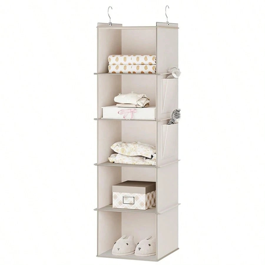 Tiered Hanging Storage Bags: 5-Tier Storage For Clothes, Hats, Pants, And Shoes