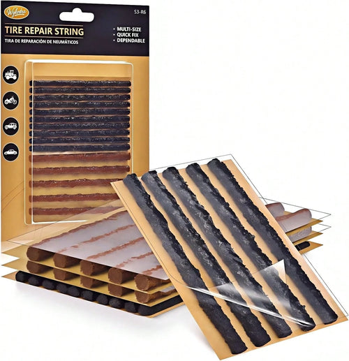 Tire Plugs, Vulcanizing Tire Patches Fix A Flat Tire, Standard Heavy Duty Tire Plug, Repair Tubeless Off-Road Tires For Car, RV, SUV, Truck
