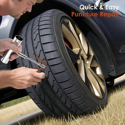 Tire Plugs, Vulcanizing Tire Patches Fix A Flat Tire, Standard Heavy Duty Tire Plug, Repair Tubeless Off-Road Tires For Car, RV, SUV, Truck
