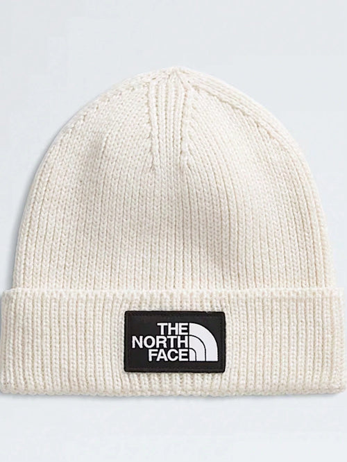 TNF Logo Box Cuffed Beanie – Ribbed Knit Winter Hat With Soft Stretch, Unisex Warm Outdoor Cap,3 Colors