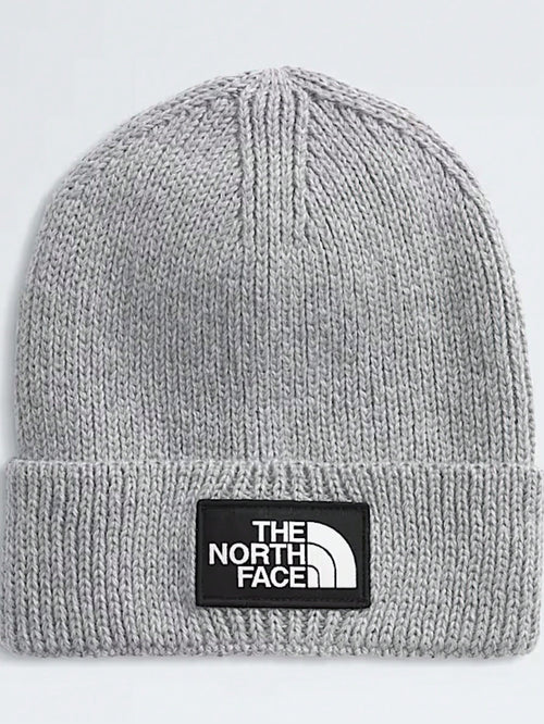 TNF Logo Box Cuffed Beanie – Ribbed Knit Winter Hat With Soft Stretch, Unisex Warm Outdoor Cap,3 Colors