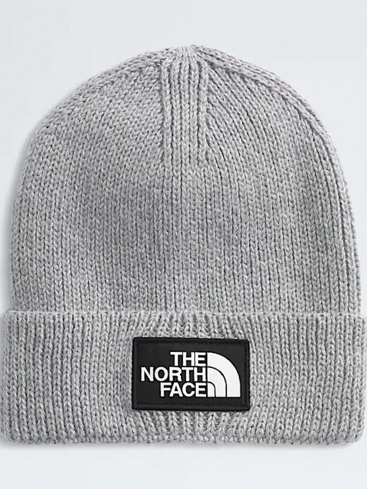 TNF Logo Box Cuffed Beanie – Ribbed Knit Winter Hat With Soft Stretch, Unisex Warm Outdoor Cap,3 Colors