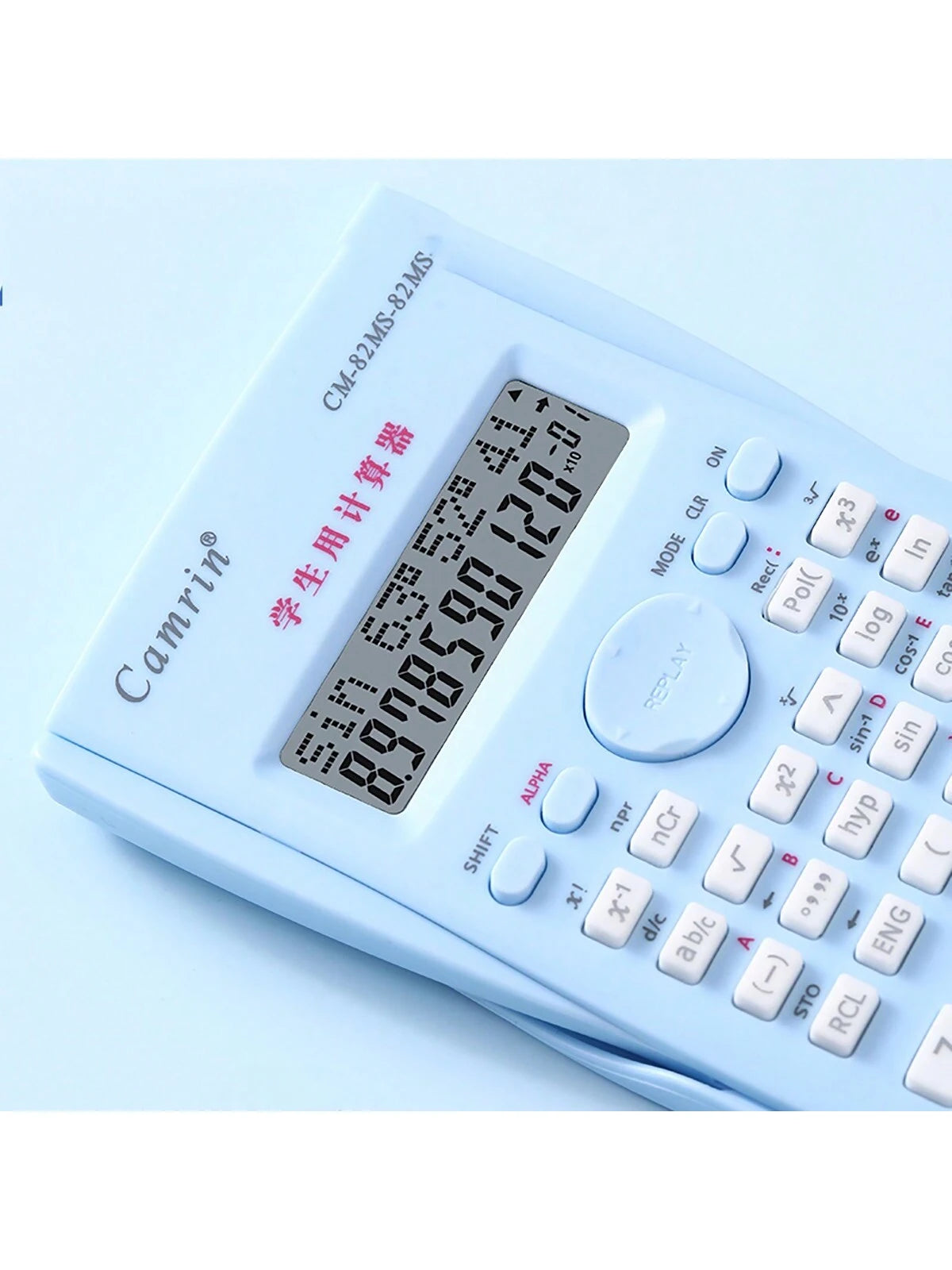 tonxiyuemu 1pc Color Function Calculator, Multi-Function Student Exam Scientific Calculator, Dual-Line Display Exam Calculator (Battery Not Included) 15.5cm*8cm