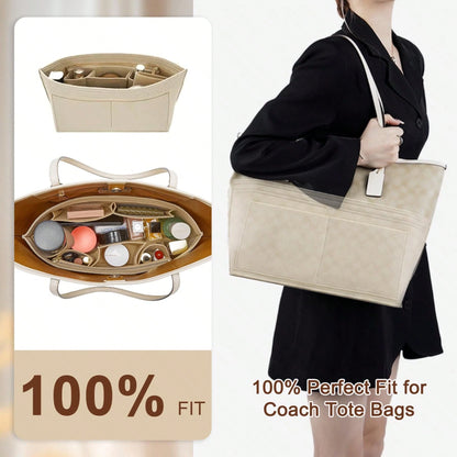 Tote Bag Organizer Insert, Felt Bag Organizer Insert Compatible With Large, MM, City 33, G.Oyard PM And More, Purse Insert For Bags