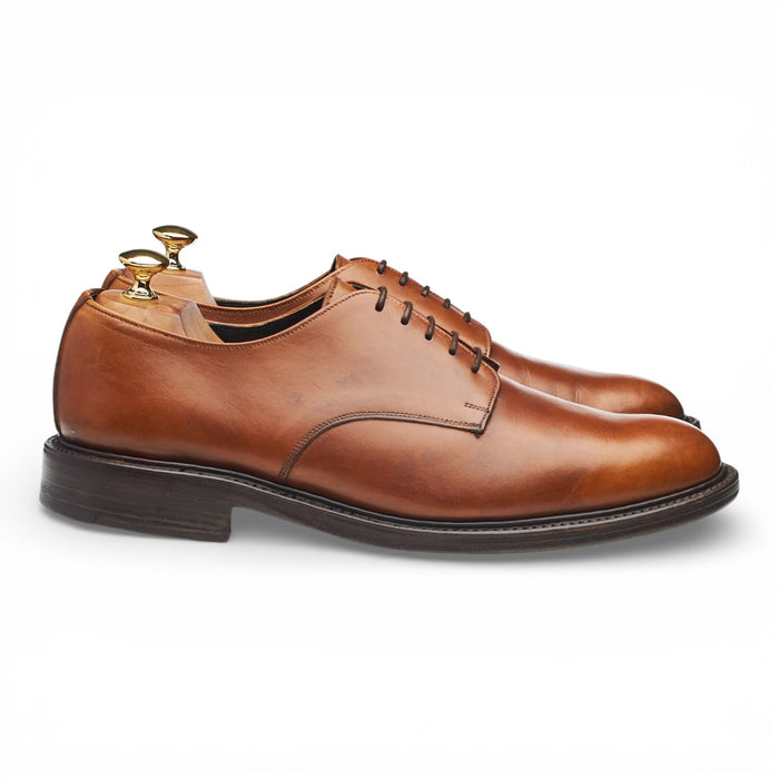 'Tough Times' Brown Leather Derby UK 10 F