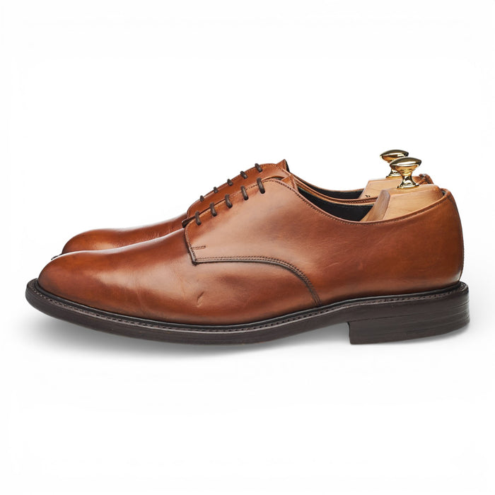 'Tough Times' Brown Leather Derby UK 10 F