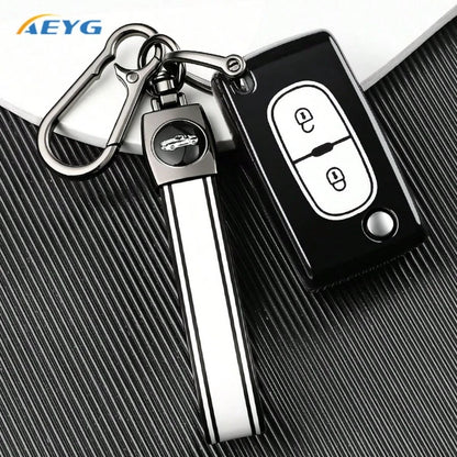 TPU Car Key FOB Case Cover For Peugeot 207 307 308 407 408 3008 5008 Citro En C2 C3 C4 C5 C6 C8