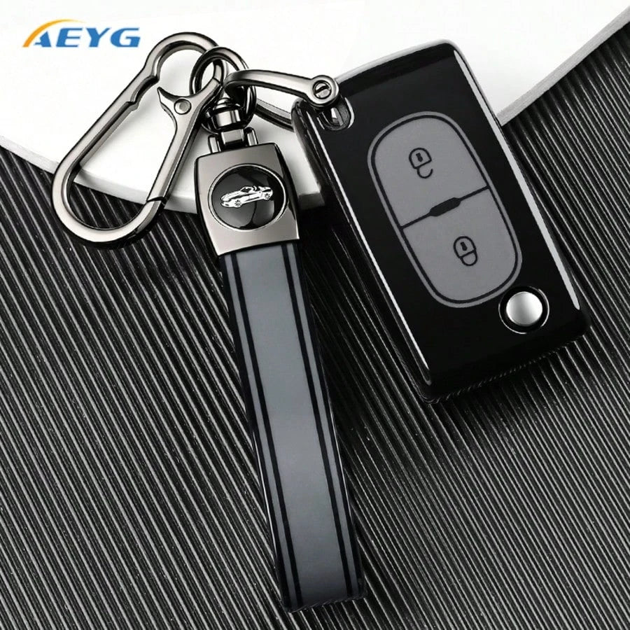TPU Car Key FOB Case Cover For Peugeot 207 307 308 407 408 3008 5008 Citro En C2 C3 C4 C5 C6 C8