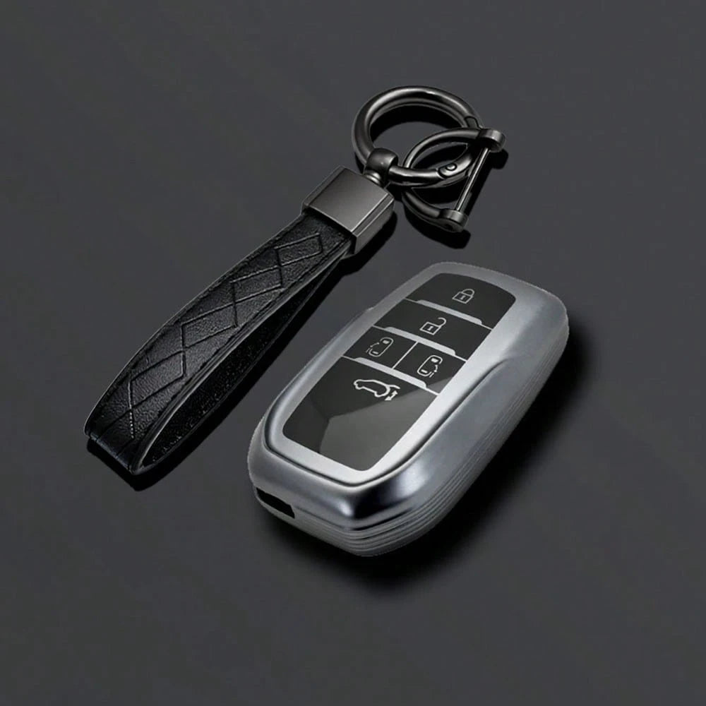 TPU Car Key Protective Cover Remote Shell Keychain Pendant Compatible With Toyota Alphard PREVIA Voxy Noah Esquire Vellfire Harrier Series Accessories