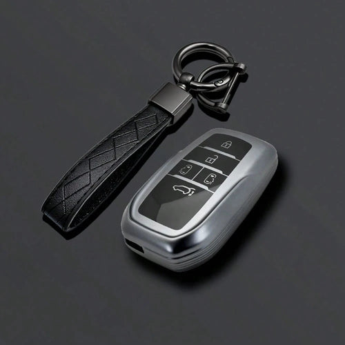 TPU Car Key Protective Cover Remote Shell Keychain Pendant Compatible With Toyota Alphard PREVIA Voxy Noah Esquire Vellfire Harrier Series Accessories