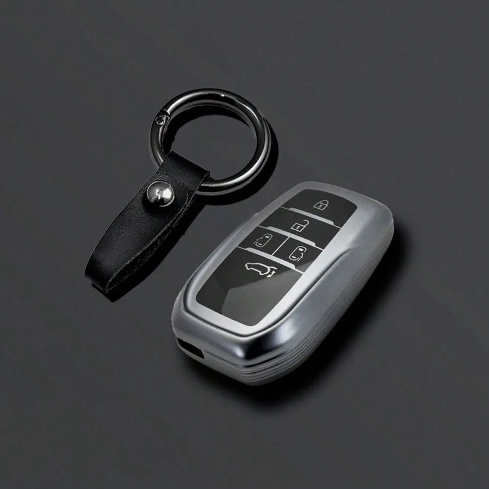 TPU Car Key Protective Cover Remote Shell Keychain Pendant Compatible With Toyota Alphard PREVIA Voxy Noah Esquire Vellfire Harrier Series Accessories