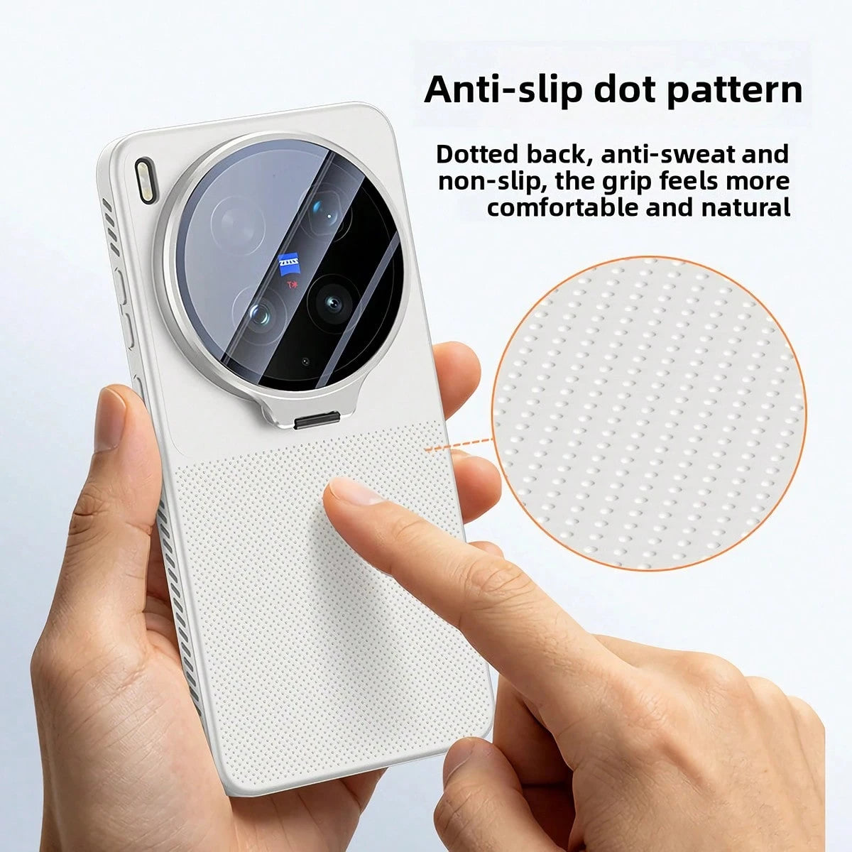 TPU Silicone Heat Dissipation Phone Case, Lens Stand, Soft TPU Backplate Protective Phone Cover, Compatible With Vivo X200 Pro, X200 Ultra, X200S, X300, X300 Ultra, X300S