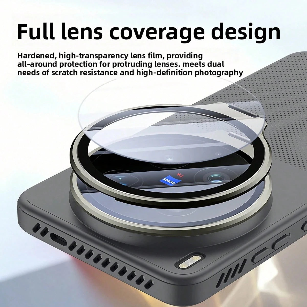 TPU Silicone Heat Dissipation Phone Case, Lens Stand, Soft TPU Backplate Protective Phone Cover, Compatible With Vivo X200 Pro, X200 Ultra, X200S, X300, X300 Ultra, X300S