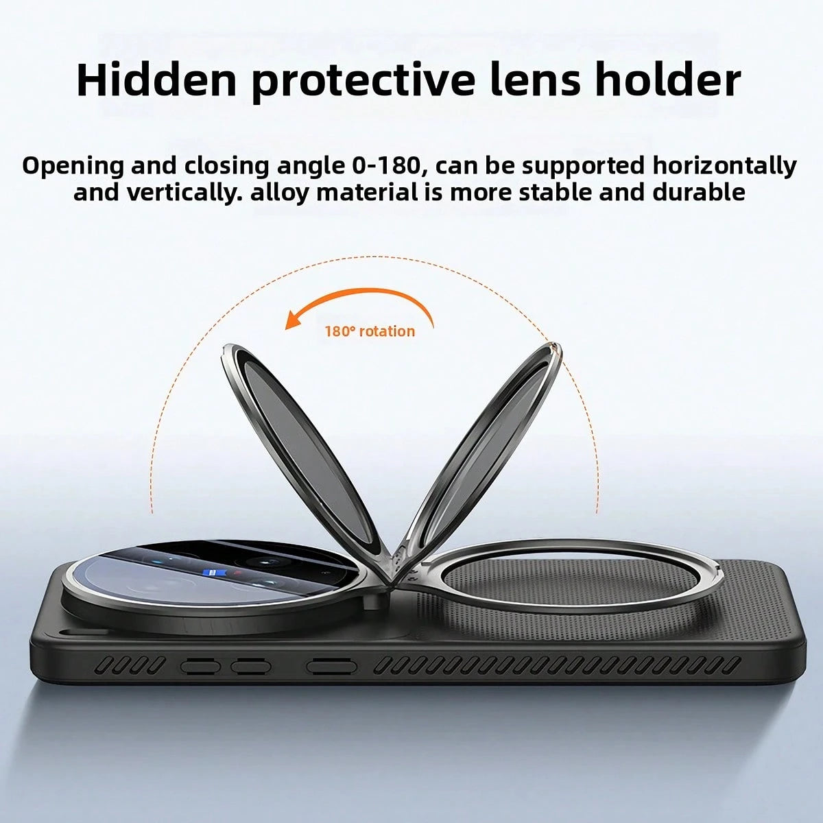 TPU Silicone Heat Dissipation Phone Case, Lens Stand, Soft TPU Backplate Protective Phone Cover, Compatible With Vivo X200 Pro, X200 Ultra, X200S, X300, X300 Ultra, X300S