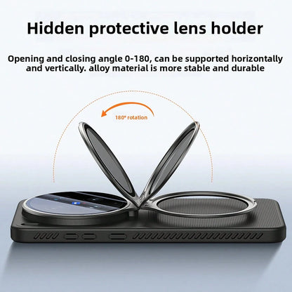 TPU Silicone Heat Dissipation Phone Case, Lens Stand, Soft TPU Backplate Protective Phone Cover, Compatible With Vivo X200 Pro, X200 Ultra, X200S, X300, X300 Ultra, X300S